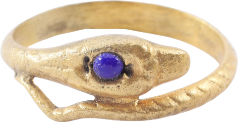 NOBLE OWNER EGYPTIAN REVIVAL RING C.1920’S, SIZE 9 ¾ - The History Gift Store