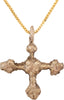 EUROPEAN CHRISTIAN CROSS NECKLACE, 9th-10th CENTURY - The History Gift Store