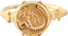 FINE ROMAN SIGNET RING, 1ST-4TH CENTURY AD, SIZE 9 - Fagan Arms