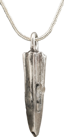 HELLENISTIC GREEK ARROWHEAD PENDANT NECKLACE, 300-100 BC - The History Gift Store