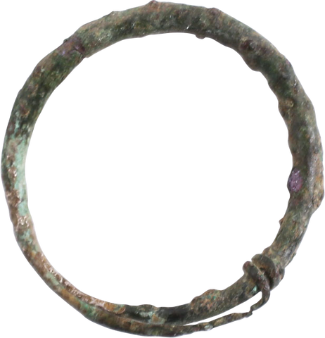 CELTIC FINGER RING, C. 500-100 BC, SIZE 2 1/2 - Fagan Arms