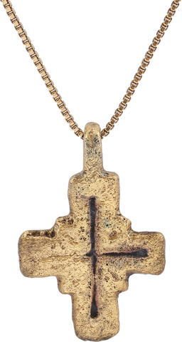 MEDIEVAL EUROPEAN PILGRIM’S CROSS NECKLACE, 8th-12th CENTURY - The History Gift Store