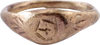 MEDIEVAL CHRISTIAN RING, 5TH-8TH CENTURY, SIZE 5 ½ - Fagan Arms