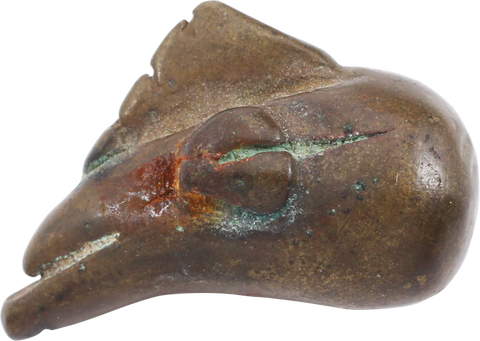 ASHANTI FIGURAL GOLD WEIGHT, FROM NATURE C.1900, ex: Sir Cecil Armitage Collection - Fagan Arms