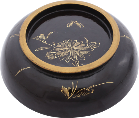 JAPANESE LACQUERED BOWL AND COVER C.1880 - Fagan Arms