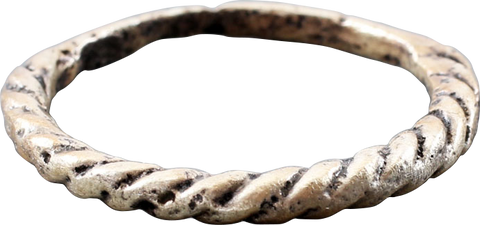 VIKING WARRIOR’S ROPED OR TWIST RING, C.866-1067 AD, SIZE 8 ¾ - The History Gift Store
