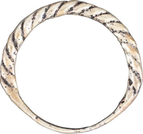 VIKING WARRIOR’S ROPED OR TWIST RING, C.866-1067 AD, SIZE 8 ¾ - The History Gift Store