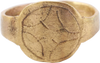 MEDIEVAL EUROPEAN CHRISTIAN RING, 9TH-11TH CENTURY, SIZE 8 1/2 - The History Gift Store
