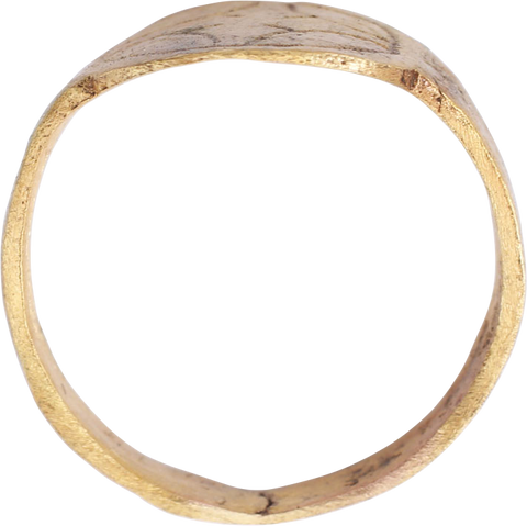 MEDIEVAL EUROPEAN CHRISTIAN RING, 9TH-11TH CENTURY, SIZE 8 1/2 - The History Gift Store