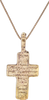 FINE EASTERN EUROPEAN CROSS NECKLACE - The History Gift Store
