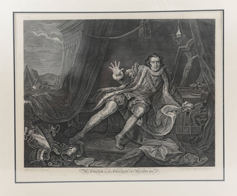 Mr. Garrick in the Character of Richard III WILLIAM HOGARTH 1746 - The History Gift Store