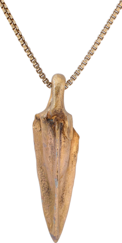 GREEK ARROWHEAD PENDANT NECKLACE, 300 - 100 BC - Fagan Arms