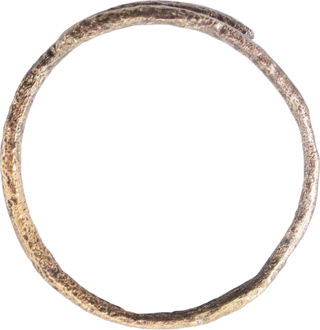 FINE VIKING COIL RING C.850-1050 AD, SIZE 11 - The History Gift Store