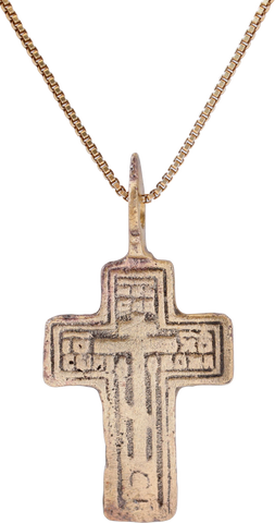 FINE EASTERN EUROPEAN CROSS NECKLACE - The History Gift Store