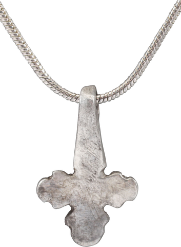 MEDIEVAL EUROPEAN SILVER CROSS 10TH -13TH CENTURY - The History Gift Store