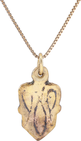 ANCIENT VIKING HEART PENDANT NECKLACE, C.850-1050 AD - The History Gift Store