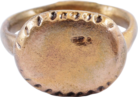 MEDIEVAL EUROPEAN RING 10th-16th CENTURY, SIZE 5 1/4 - The History Gift Store
