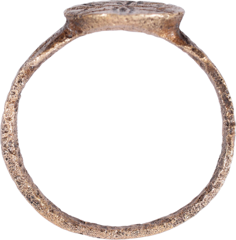 MEDIEVAL EUROPEAN CHRISTIAN RING, SIZE 12 1/2 - The History Gift Store