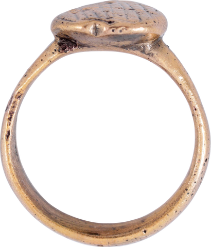 FINE VIKING HEART RING C.900-1050 AD, SIZE 7 1/2 - The History Gift Store