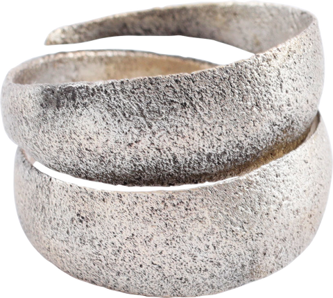 VIKING COIL RING C.850-1050 AD, SIZE 10 - The History Gift Store