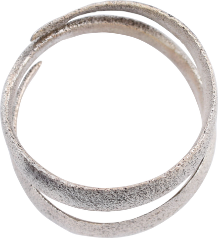 VIKING COIL RING C.850-1050 AD, SIZE 10 - The History Gift Store