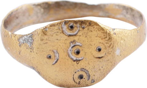 MEDIEVAL ANGLO-SAXON (ENGLISH) RING, SIZE 8 1/4 - The History Gift Store