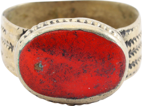 EASTERN EUROPEAN GYPSY RING, SIZE 9 ¾ - Fagan Arms