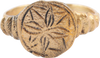 EUROPEAN CHRISTIAN RING, 1400-1600 SIZE 10 - The History Gift Store