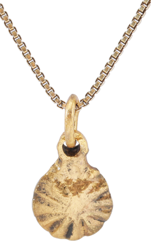 MEDIEVAL CHRISTIAN WHEEL OF FORTUNE AMULET NECKLACE, 6th-10th CENTURY AD - The History Gift Store