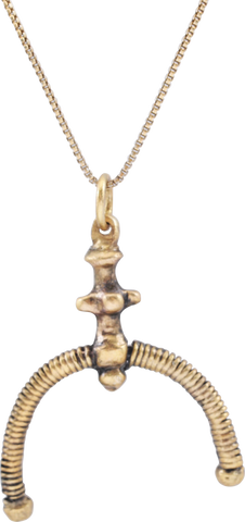 ANCIENT VIKING LUNAR PENDANT NECKLACE, C.900-1000 AD - Fagan Arms