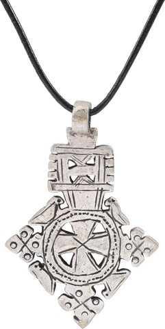 COPTIC SILVER CROSS, ETHIOPIA, 19TH CENTURY - Fagan Arms