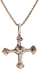 FINE EARLY EUROPEAN CHRISTIAN CONVERT’S CROSS NECKLACE, 9th-11th CENTURY AD - Fagan Arms