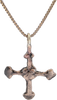 FINE EARLY EUROPEAN CHRISTIAN CONVERT’S CROSS NECKLACE, 9th-11th CENTURY AD - Fagan Arms