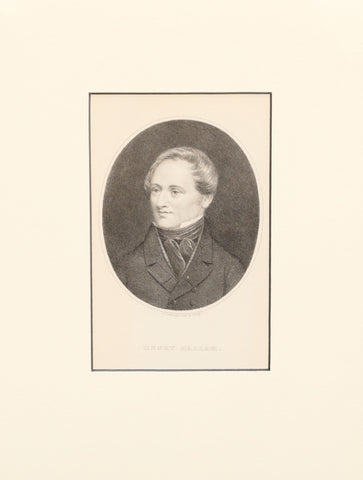 ORIGINAL ENGLISH LITHOGRAPH 1875 HENRY HALLAM (1777-1859) - The History Gift Store