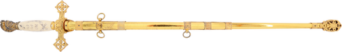 FINE KNIGHTS TEMPLAR SWORD - The History Gift Store