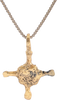 EUROPEAN CONVERT’S CROSS NECKLACE, 9th-10th CENTURY - The History Gift Store