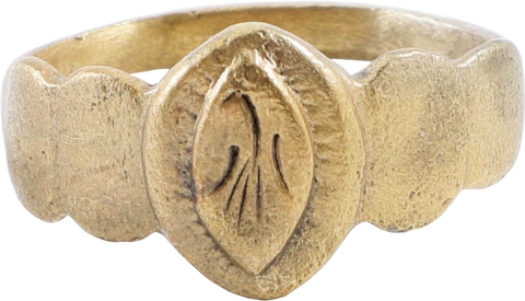 LATE MEDIEVAL WOMAN'S FASHION RING, SIZE 9 ¾ - The History Gift Store