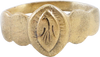 LATE MEDIEVAL WOMAN'S FASHION RING, SIZE 9 ¾ - The History Gift Store