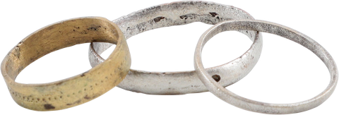 VIKING WEDDING RINGS LOT OF 3 - The History Gift Store