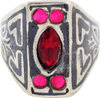 FINE UKRANIAN COSSACK HORSEMAN’S RING 10 ½ - Fagan Arms