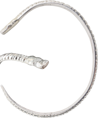 VIKING SILVER SERPENT BRACELET, 8TH-10TH CENTURY AD - Fagan Arms