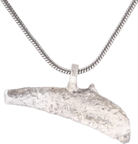 GREEK/UKRAINE BRONZE DOLPHIN PENDANT NECKLACE, 5TH-4TH CENTURY BC - Fagan Arms