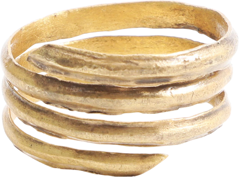 VIKING COIL RING 850-1050 AD, SIZE 11 1/4 - Fagan Arms