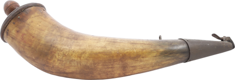 AMERICAN REVOLUTIONARY WAR GUNNER’S POWDER HORN - Fagan Arms