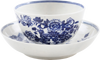 FIRST PERIOD WORCESTER TEA BOWL AND UNDER BOWL 1765-83 - Fagan Arms