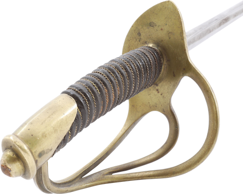 AMERICAN MILITIA CAVALRY OFFICERS SWORD, 1870’S-80’S - Fagan Arms