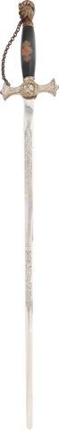 EARLY KNIGHTS TEMPLAR SWORD LATE 19TH CENTURY - Fagan Arms