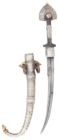ELEGANT EARLY MORROCCAN JAMBIYA - Fagan Arms