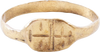 LATE MEDIEVAL CHRISTIAN RING, C.1200-1400 AD, SIZE 9 ¼ - Fagan Arms