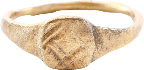 MEDIEVAL EUROPEAN RING, 900-1200 AD, SIZE 6 ½ - Fagan Arms